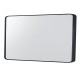 1500x750x40mm Black Aluminum Framed Rectangle Bathroom Wall Mirror Rim Round Corner Vertical or Horizontal